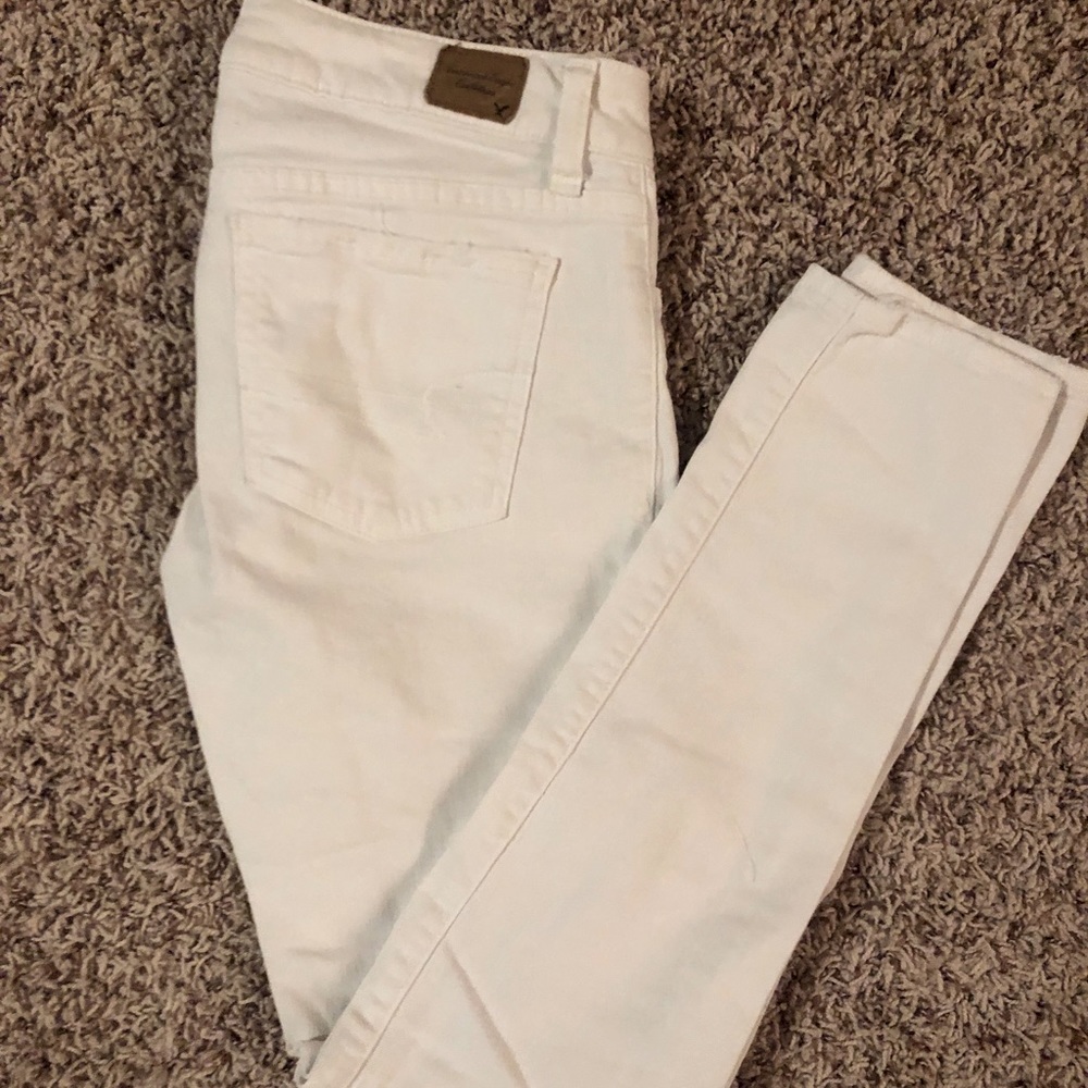 White Denim Skinny Jeans